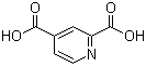 结构式 CAS# 499-80-9, 2,4-吡啶二羧酸; 吡啶-2,4-二羧酸