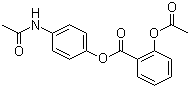 结构式 CAS# 5003-48-5, 贝诺酯; 对乙酰氨基酚乙酰水杨酸酯