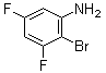结构式 CAS# 500357-40-4, 2-溴-3,5-二氟苯胺
