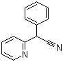 structure of CAS# 5005-36-7, alpha-Phenyl-2-pyridineacetonitrile;2-Phenyl-2-pyridylacetonitrile