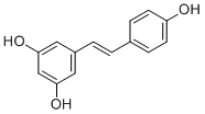 结构式 CAS# 501-36-0, 白藜芦醇