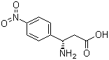 结构式 CAS# 501030-96-2, (S)-3-氨基-3-(4-硝基苯基)丙酸