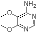 structure of CAS# 5018-45-1, 5,6-Dimethoxypyrimidin-4-ylamine;5,6-Dimethoxypyrimidin-4-amine; 4-Amino-5,6-dimethoxypyrimidine