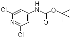 structure of CAS# 501907-61-5, tert-Butyl (2,6-dichloropyridin-4-yl)carbamate;(2,6-Dichloropyridin-4-yl)carbamic acid tert-butyl ester