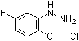 结构式 CAS# 502496-25-5, 2-氯-5-氟苯肼盐酸盐