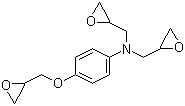 结构式 CAS# 5026-74-4, 4-(2,3-环氧丙氧基)-N,N-二(2,3-环氧丙基)苯胺