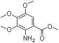 structure of CAS# 5035-82-5, Methyl 2-amino-3,4,5-trimethoxybenzoate;Methyl 3,4,5-trimethoxyanthranilate