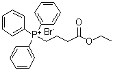 结构式 CAS# 50479-11-3, [3-(乙氧羰基)丙基]三苯基溴化鏻