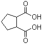 结构式 CAS# 50483-99-3, 1,2-环戊烷二甲酸