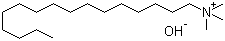 Hexadecyltrimethylammonium hydroxide molecular structure (CAS 505-86-2)
