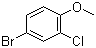 结构式 CAS# 50638-47-6, 2-氯-4-溴苯甲醚