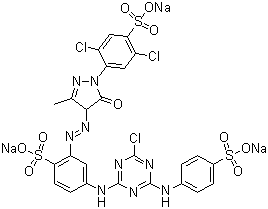 结构式 CAS# 50662-99-2, 活性黄 2