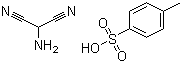 structure of CAS# 5098-14-6, 2-Aminomalononitrile 4-methylbenzenesulphonate;Aminomalononitrile p-toluenesulfonate
