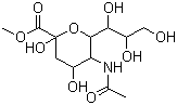 结构式 CAS# 50998-13-5, N-乙酰神经氨酸甲酯