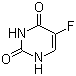 structure of CAS# 51-21-8, 5-Fluorouracil;5-Fluoro-2,4(1H,3H)-pyrimidinedione; 5-Fluoro-2,4-pyrimidinedione; 5-Fluoropyrimidine-2,4-dione