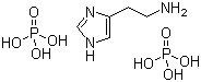 结构式 CAS# 51-74-1, 组胺磷酸盐; 磷酸组胺