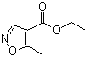 structure of CAS# 51135-73-0, Ethyl 5-methylisoxazole-4-carboxylate;Ethyl 5-methyl-4-isoxazolecarboxylate; 5-Methyl-4-isoxazolecarboxylic acid ethyl ester