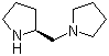 结构式 CAS# 51207-66-0, (S)-1-(2-吡咯烷甲基)吡咯烷