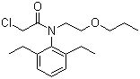 structure of CAS# 51218-49-6, Pretilachlor;2-Chloro-N-(2,6-diethylphenyl)-N-(2-propoxyethyl)acetamide; Pretilchlor