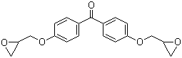 4,4'-Dihydroxybenzophenone diglycidyl ether molecular structure (CAS 5145-95-9)