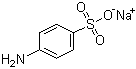 结构式 CAS# 515-74-2, 对氨基苯磺酸钠
