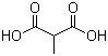 Methylmalonic acid molecular structure (CAS 516-05-2)