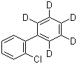 结构式 CAS# 51624-35-2, 2'-氯联苯-2,3,4,5,6-D5