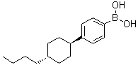 结构式 CAS# 516510-90-0, [4-(反式-4-丁基环己基)苯基]硼酸