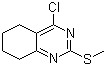 结构式 CAS# 51660-11-8, 4-氯-5,6,7,8-四氢-2-(甲硫基)喹唑啉