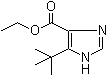 structure of CAS# 51721-21-2, 5-(1,1-Dimethylethyl)-1H-imidazole-4-carboxylic acid ethyl ester;4-(1,1-Dimethylethyl)-1H-imidazole-5-carboxylic acid ethyl ester