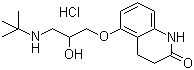 结构式 CAS# 51781-21-6, 卡替洛尔盐酸盐