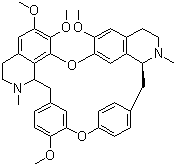 structure of CAS# 518-34-3, D-Tetrandrine;6,6',7,12-Tetramethoxy-2,2'-dimethyl-1-beta-berbaman