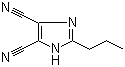 结构式 CAS# 51802-42-7, 2-丙基-1H-咪唑-4,5-二甲腈