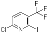 structure of CAS# 518057-64-2, 2-Chloro-5-(trifluoromethyl)-6-iodopyridine;6-Chloro-2-iodo-3-(trifluoromethyl)pyridine