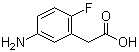 结构式 CAS# 518057-74-4, 5-氨基-2-氟苯乙酸
