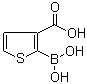 结构式 CAS# 519054-53-6, 2-硼酸基-3-噻吩羧酸
