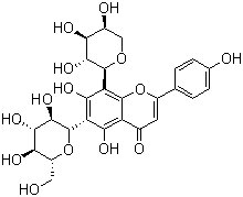 Schaftoside molecular structure (CAS 51938-32-0)
