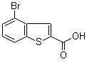 structure of CAS# 5194-37-6, 4-Bromobenzo[b]thiophene-2-carboxylic acid;4-Bromobenzothiophene-2-carboxylic acid