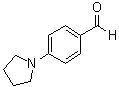 结构式 CAS# 51980-54-2, 4-(1-吡咯烷基)苯甲醛