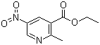 structure of CAS# 51984-71-5, Ethyl 2-methyl-5-nitronicotinate