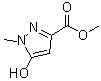structure of CAS# 51985-95-6, 5-Hydroxy-1-methyl-1H-pyrazole-3-carboxylic acid methyl ester;Methyl 5-hydroxy-1-methyl-1H-pyrazole-3-carboxylate; Methyl 5-hydroxy-1-methyl-3-pyrazolecarboxylate; NSC 338308