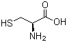 结构式 CAS# 52-90-4, L-半胱氨酸; L-beta-巯基丙氨酸
