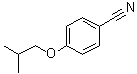 structure of CAS# 5203-15-6, 4-Isobutoxybenzonitrile;4-(2-Methylpropoxy)benzonitrile