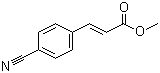 结构式 CAS# 52116-83-3, 4-氰基肉桂酸甲酯; 3-(4-氰基苯基)-2-丙烯酸甲酯