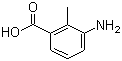 结构式 CAS# 52130-17-3, 2-甲基-3-氨基苯甲酸; 3-氨基-2-甲基苯甲酸