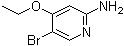 结构式 CAS# 52311-21-4, 2-氨基-5-溴-4-乙氧基吡啶