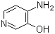 结构式 CAS# 52334-53-9, 3-羟基-4-氨基吡啶