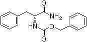 结构式 CAS# 5241-56-5, N-苄氧羰基-D-苯丙氨酰胺