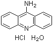 structure of CAS# 52417-22-8, 9-Aminoacridine hydrochloride hydrate