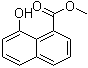 结构式 CAS# 5247-86-9, 8-羟基-1-萘甲酸甲酯